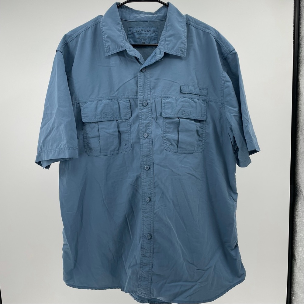 Clearwater Outfitters Men’s Short Sleeve Button Up